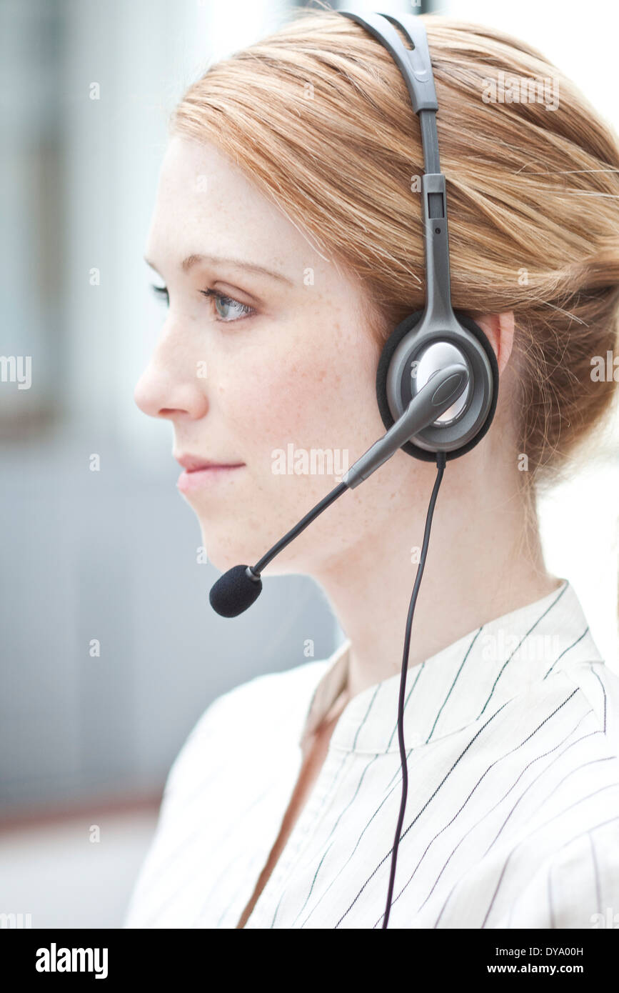 Young receptionist hires stock photography and images Alamy