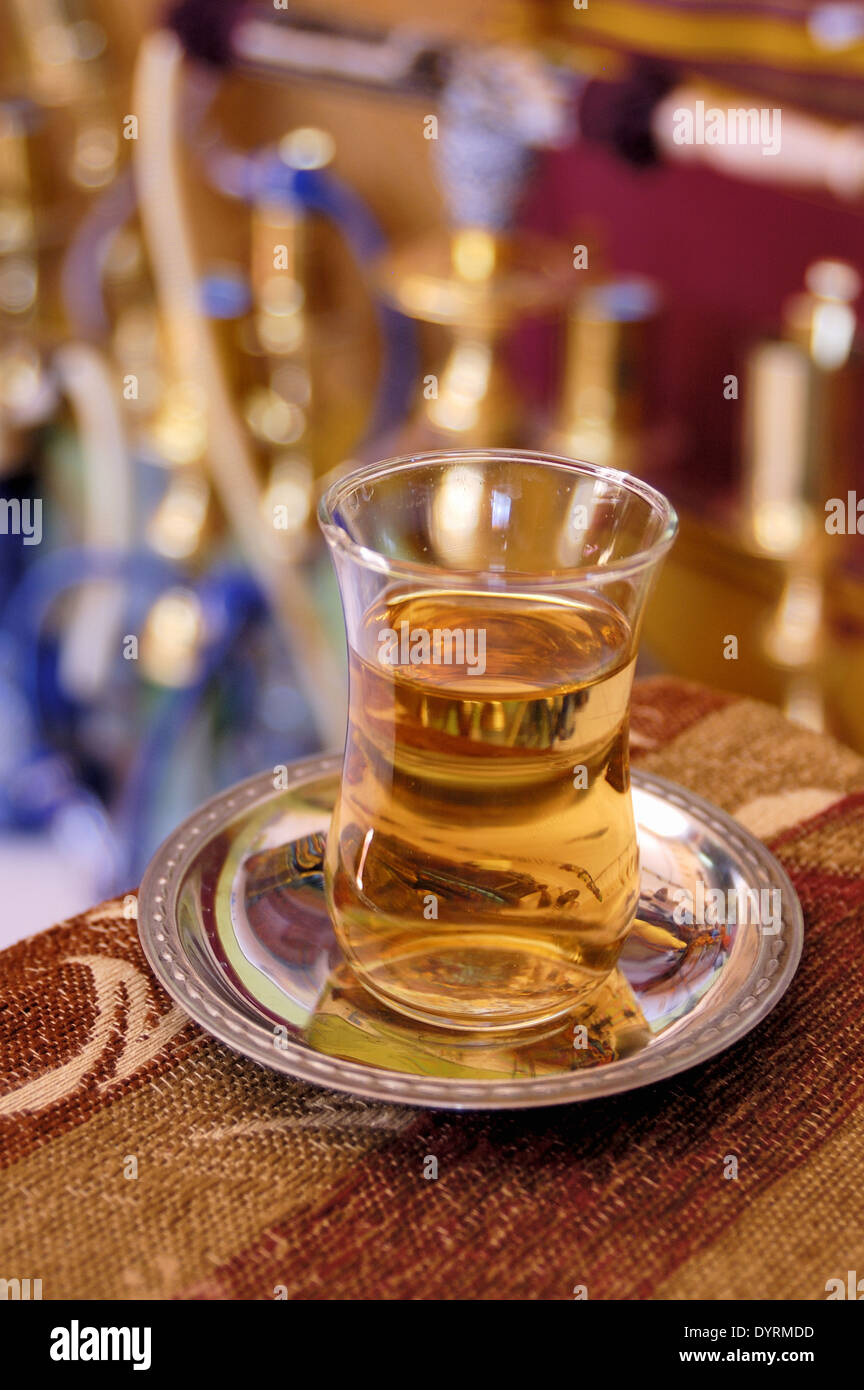 Turkish tea set Stock Photo Alamy