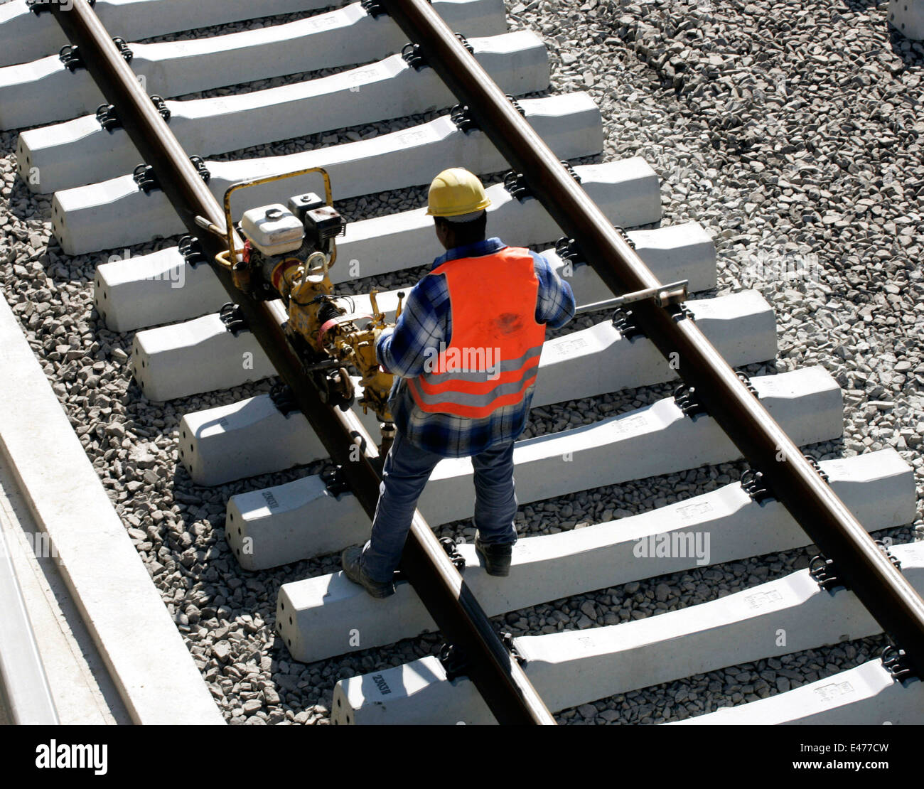 Track construction hires stock photography and images Alamy