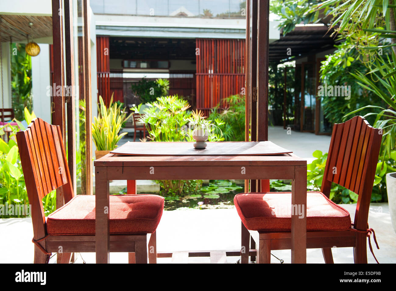 Dining table Stock Photo Alamy