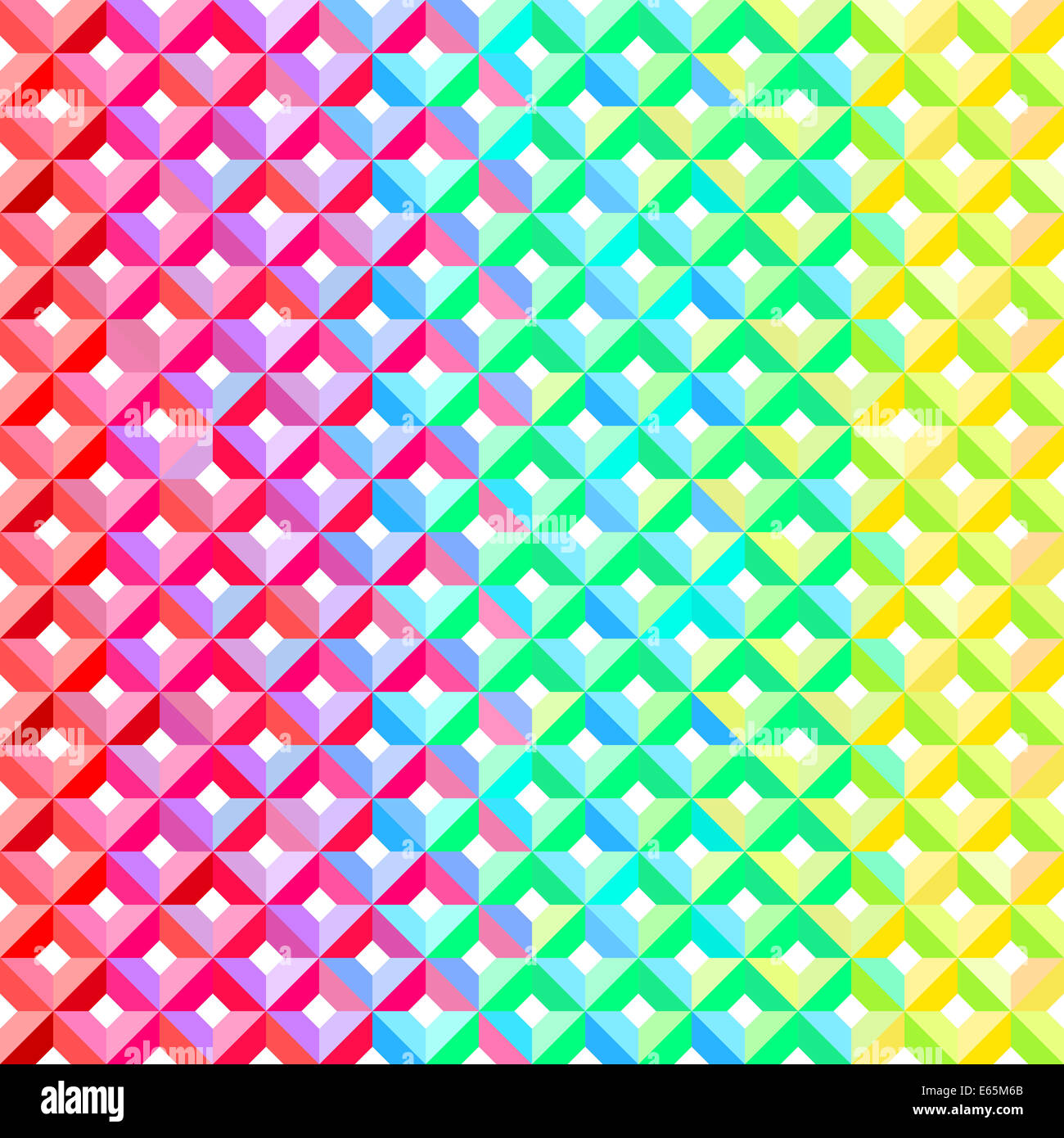 Rainbow Geometric Pattern Stock Photo Alamy