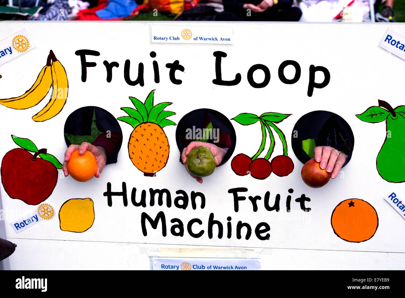 Human Fruit Machine Stock Photo Alamy