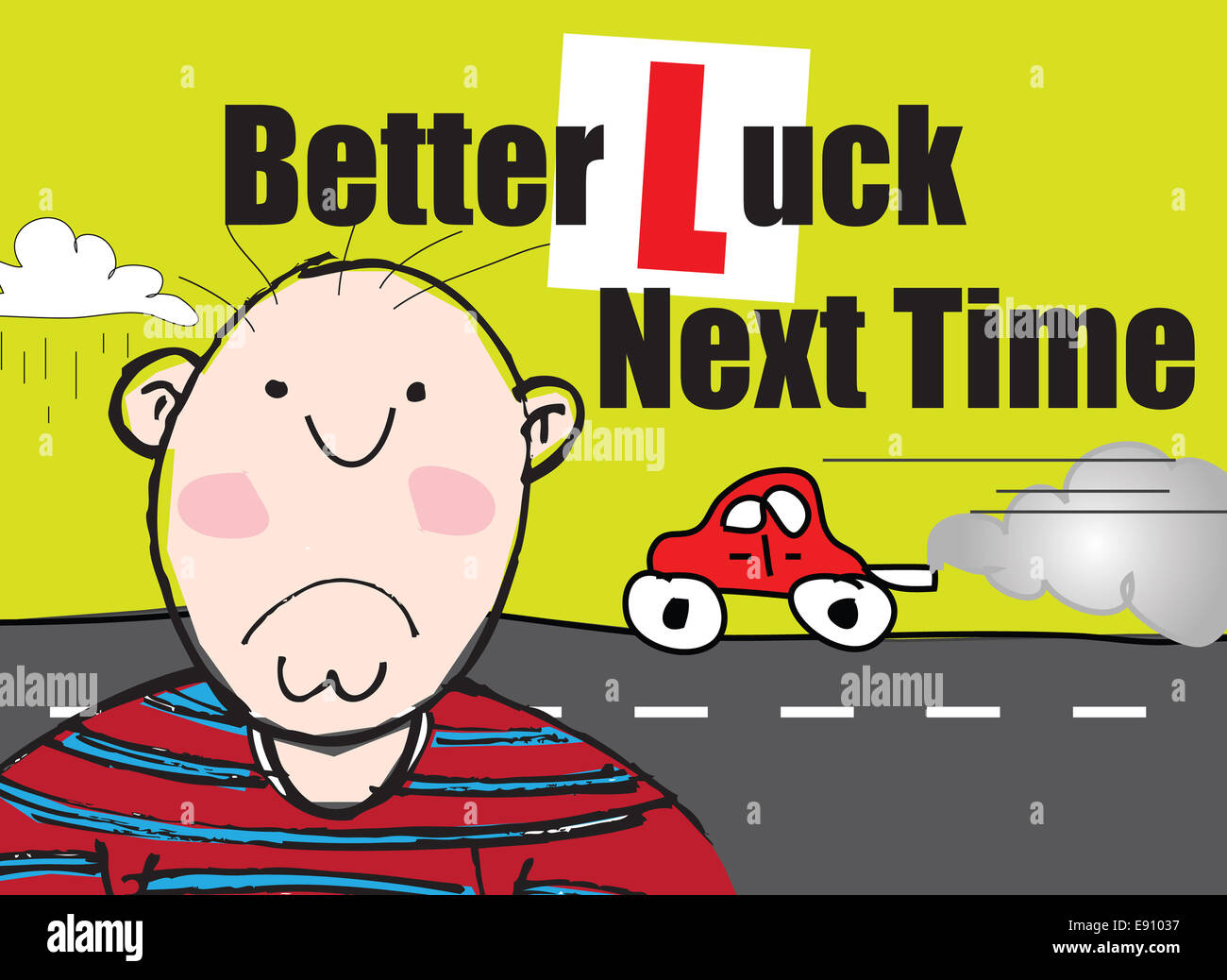 Failed Driving Test Stock Photo Alamy