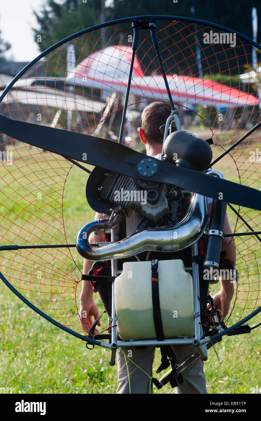 Para Motor Glider Stock Photo Alamy