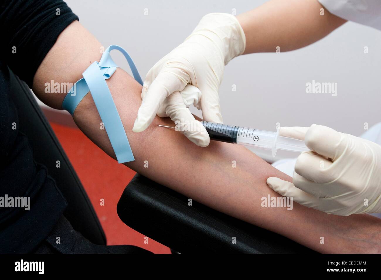 Blood Tourniquet Needle Arm High Resolution Stock Photography and