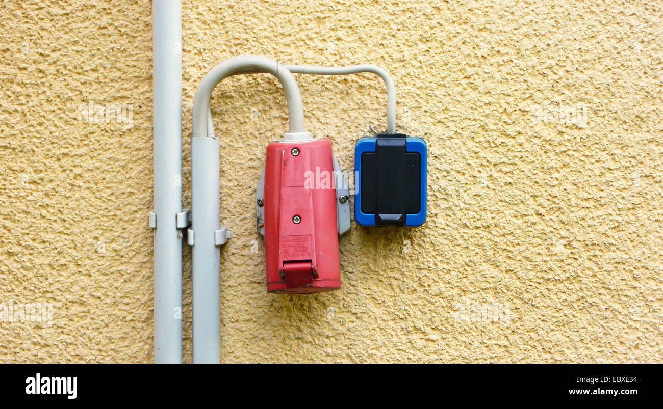 wall socket, Germany Stock Photo - Alamy