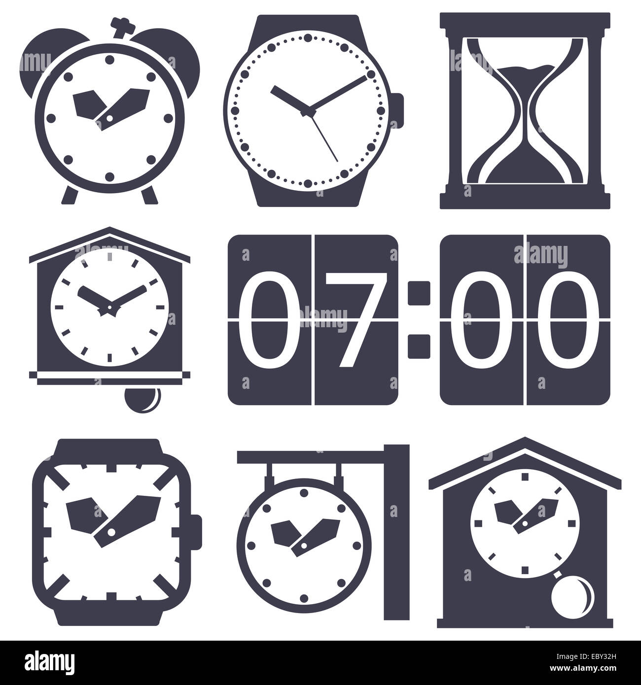 24 hour clock face hires stock photography and images Alamy