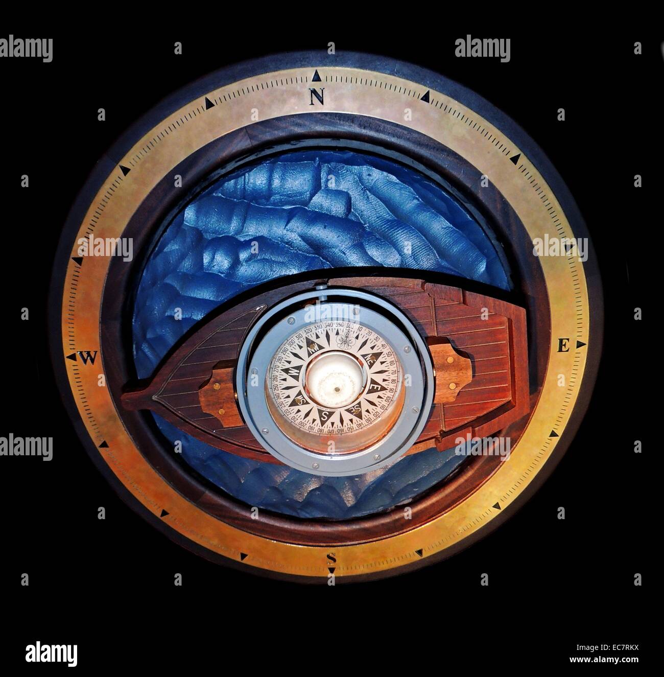 A compass is a directionfinding instrument with a needle that
