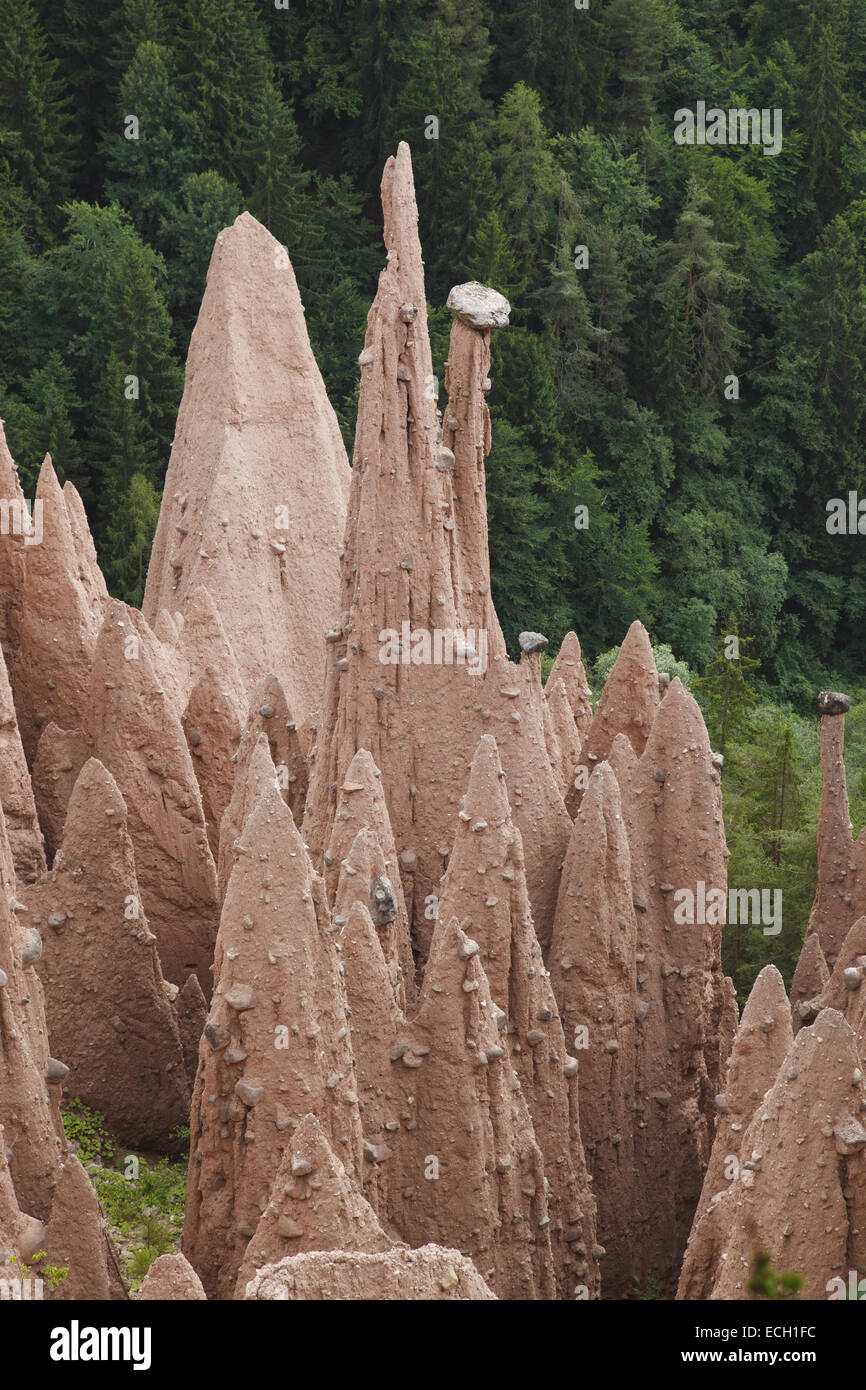 earth pillars Stock Photo Alamy