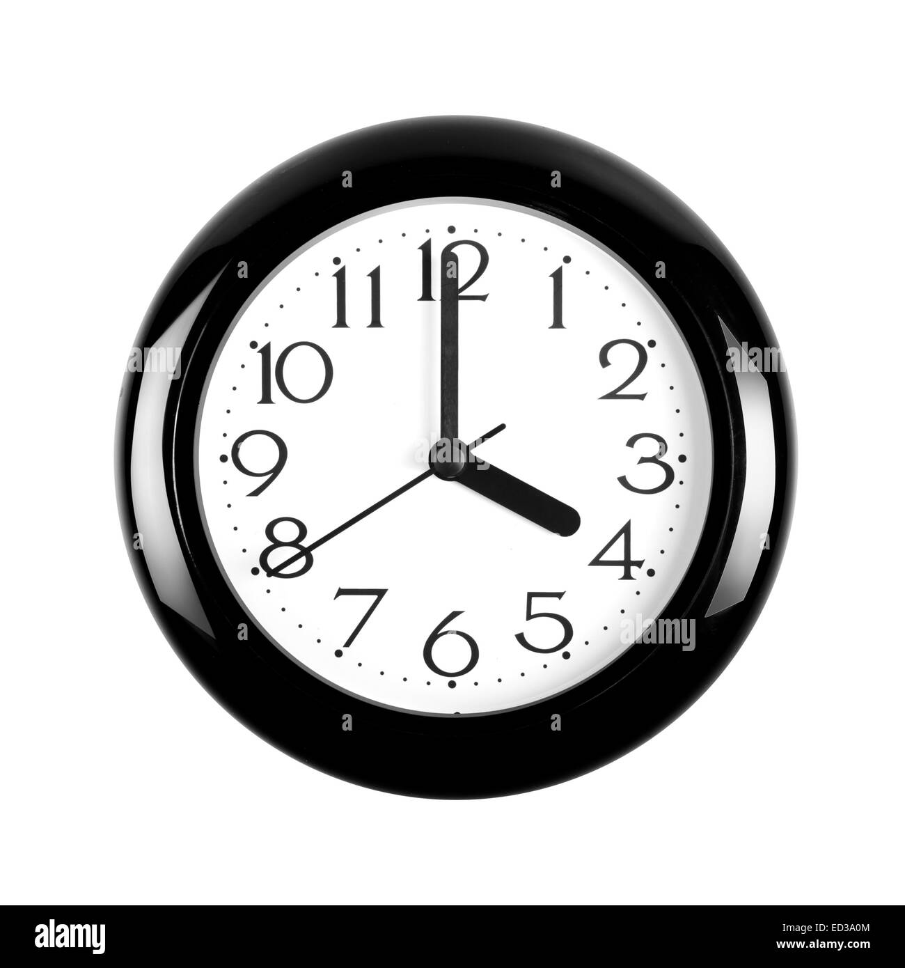 Clock vector Black and White Stock Photos & Images Alamy