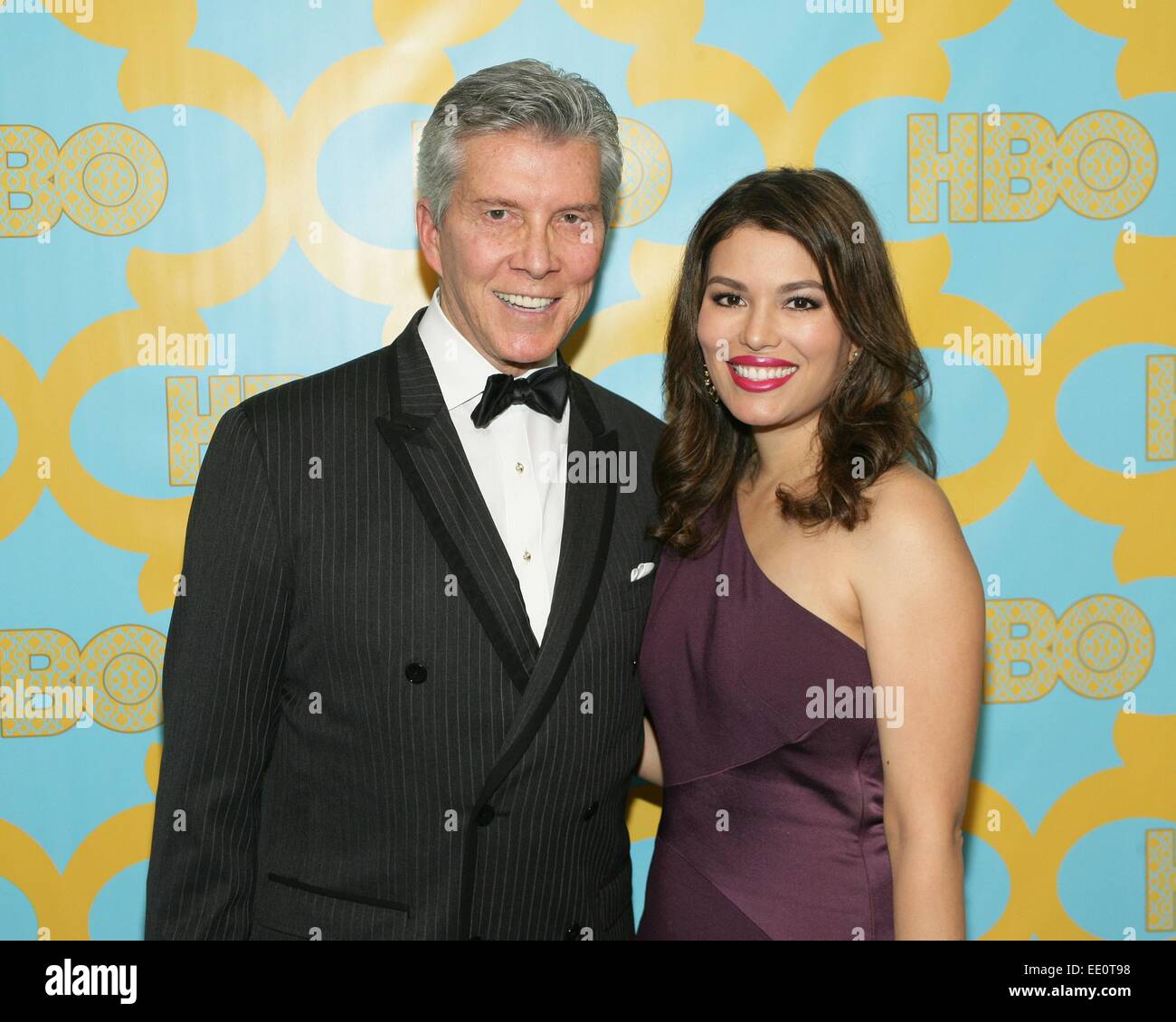 Michael Buffer, Christine Buffer at the afterparty for HBO After Stock