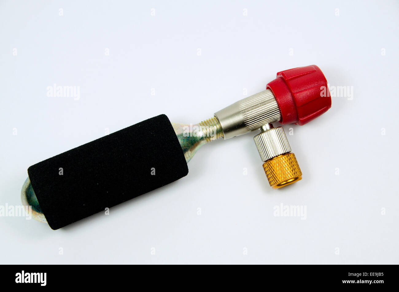 Bicycle CO2 pump Stock Photo Alamy