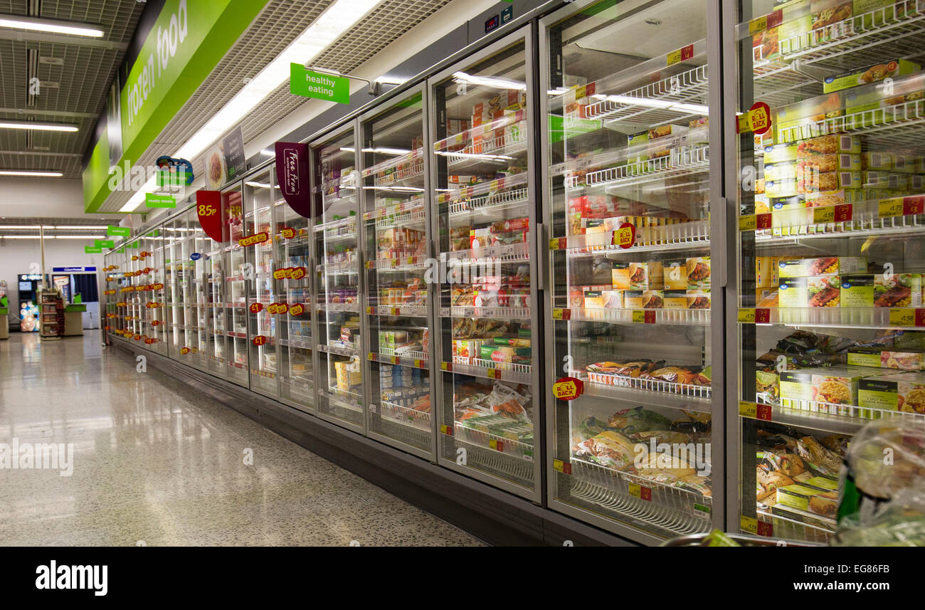 Asda supermarket interior freezer hires stock photography and images