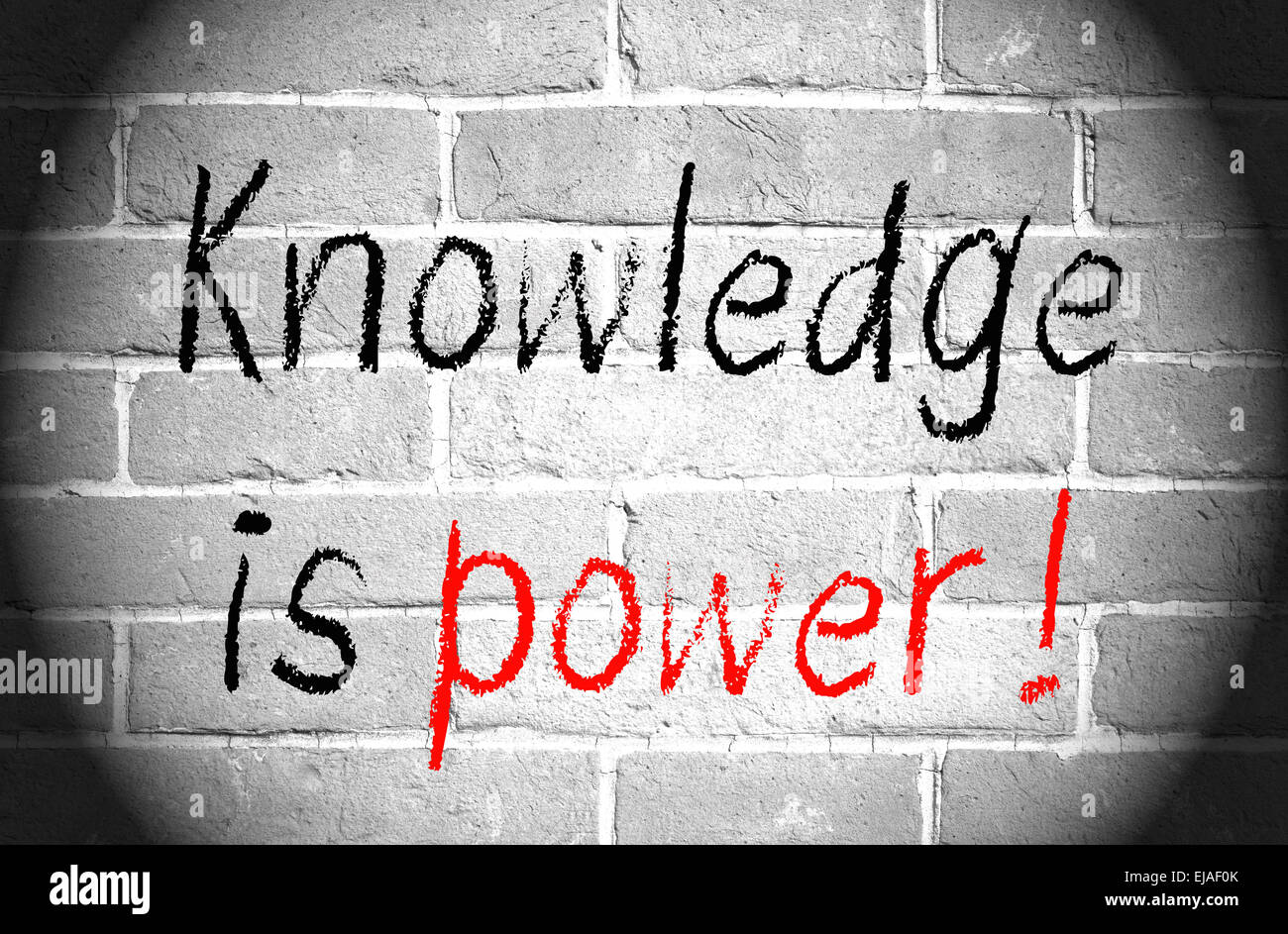 Knowledge is Power Stock Photo Alamy