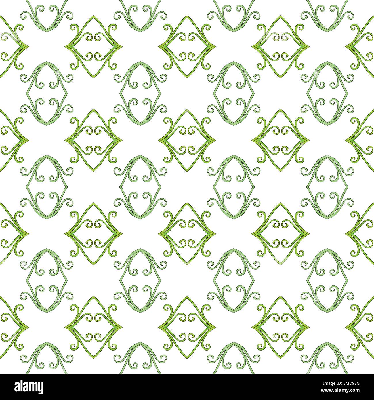 Seamless green pattern Cut Out Stock Images & Pictures Alamy