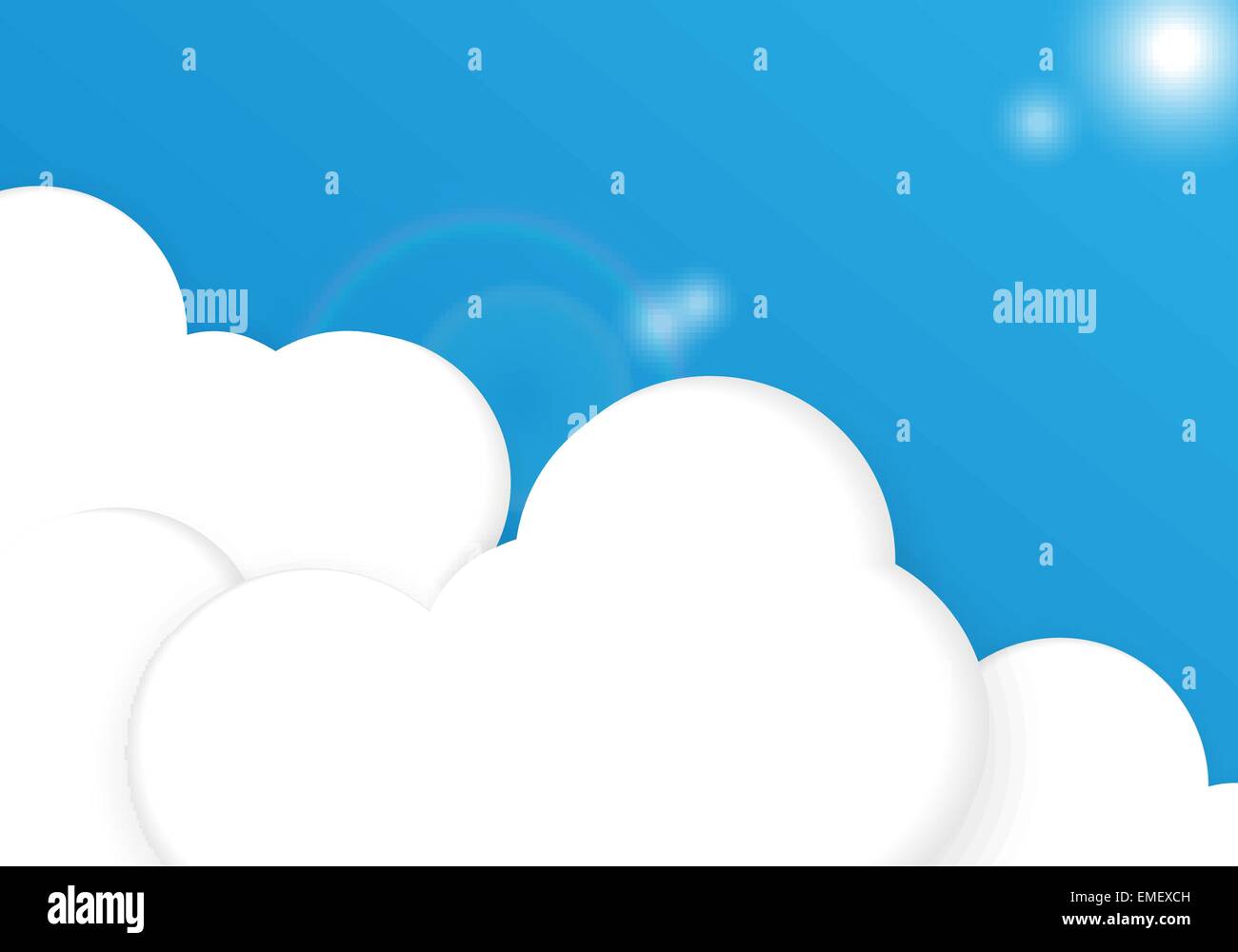 blue sky vector template Stock Vector Image & Art Alamy