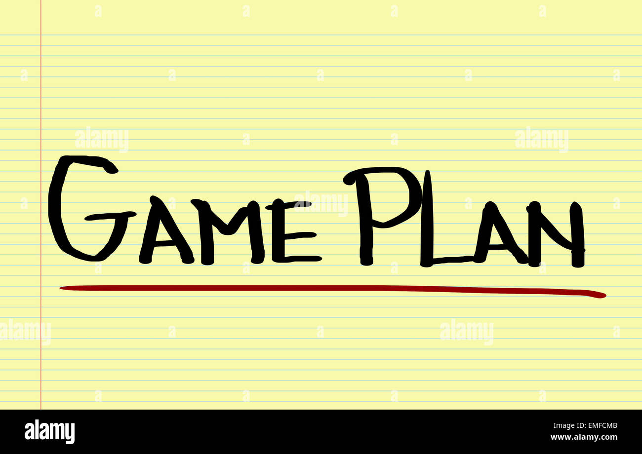 Game Plan Concept Stock Photo Alamy
