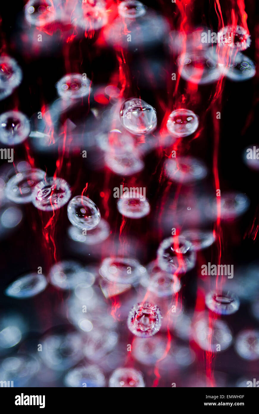 Tiny Bubbles in Water Stock Photo Alamy