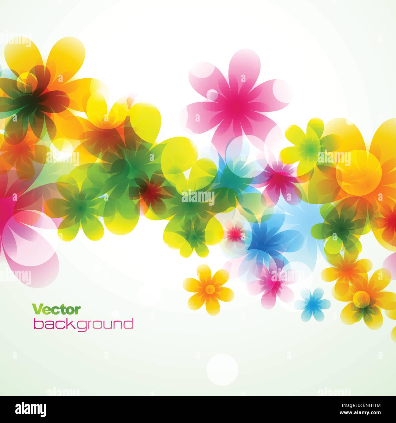 vector beautiful flower background art Stock Vector Image & Art Alamy