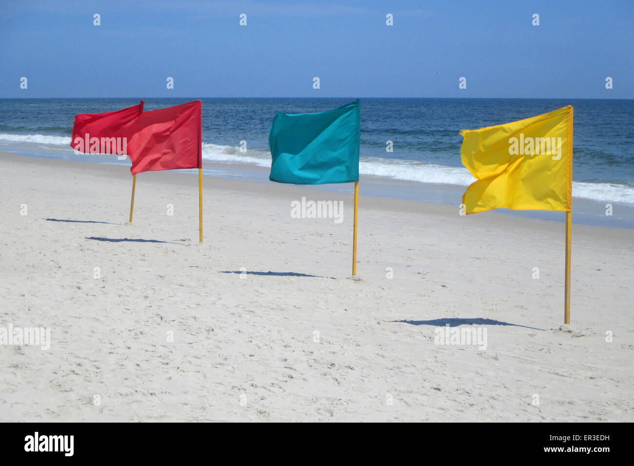 Beach flags hires stock photography and images Alamy