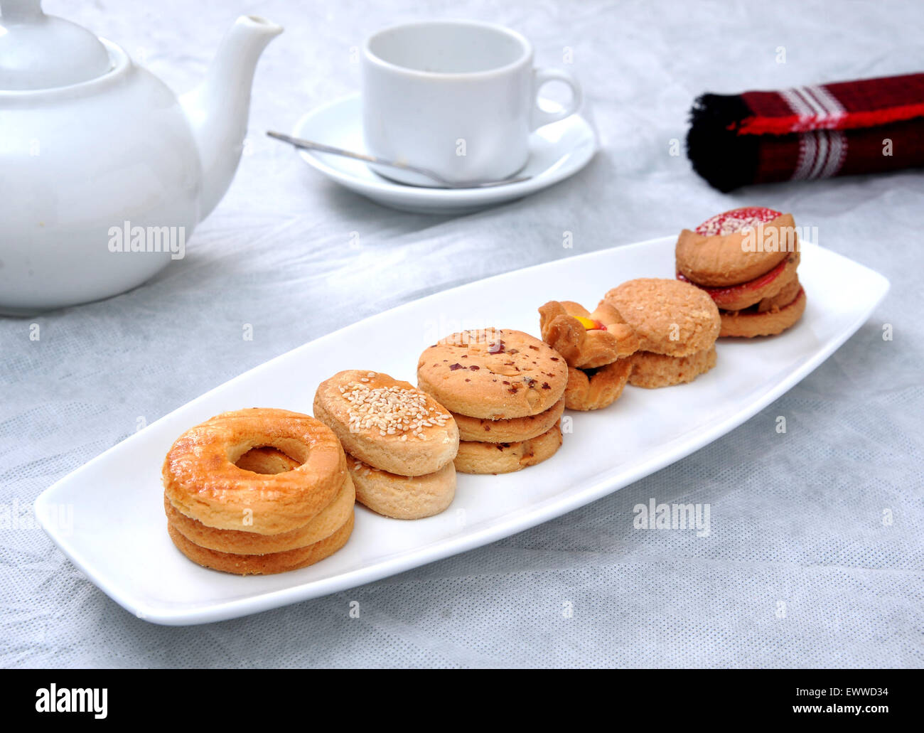 Assorted biscuits continental hires stock photography and images Alamy