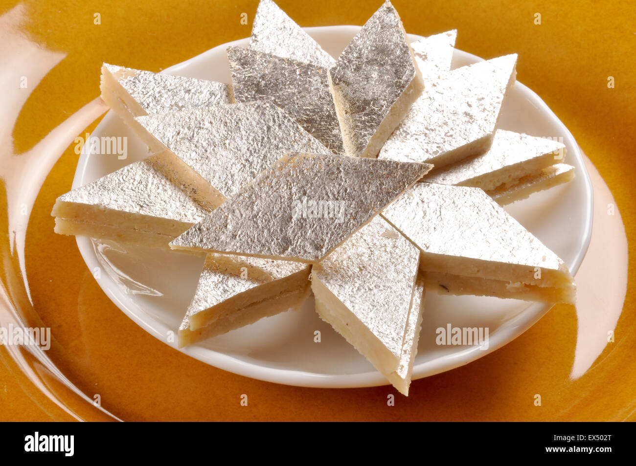 Kaju Burfee Stock Photo Alamy