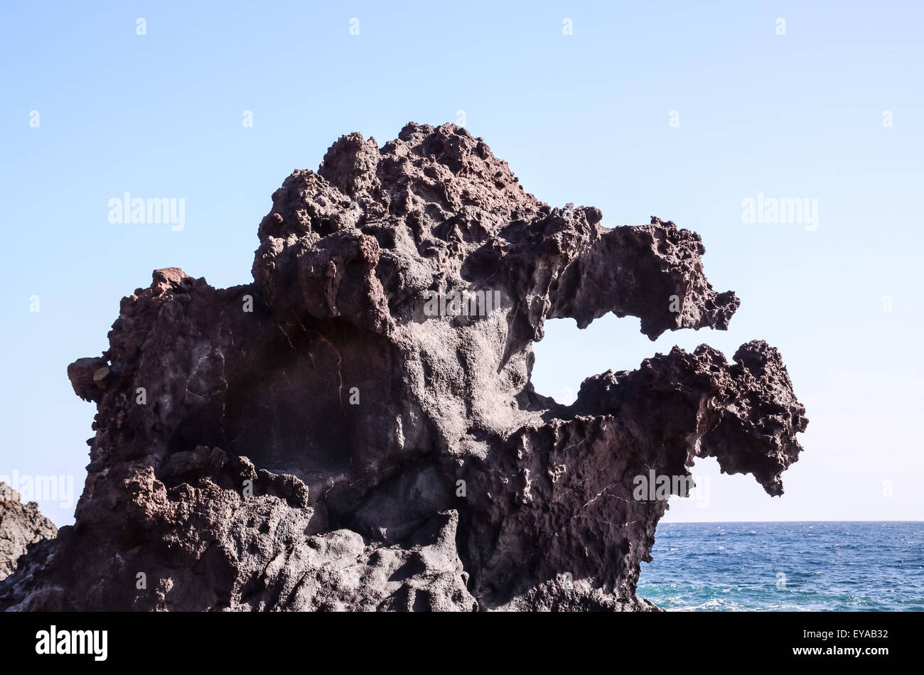 Basaltic Lava Formation Stock Photo Alamy