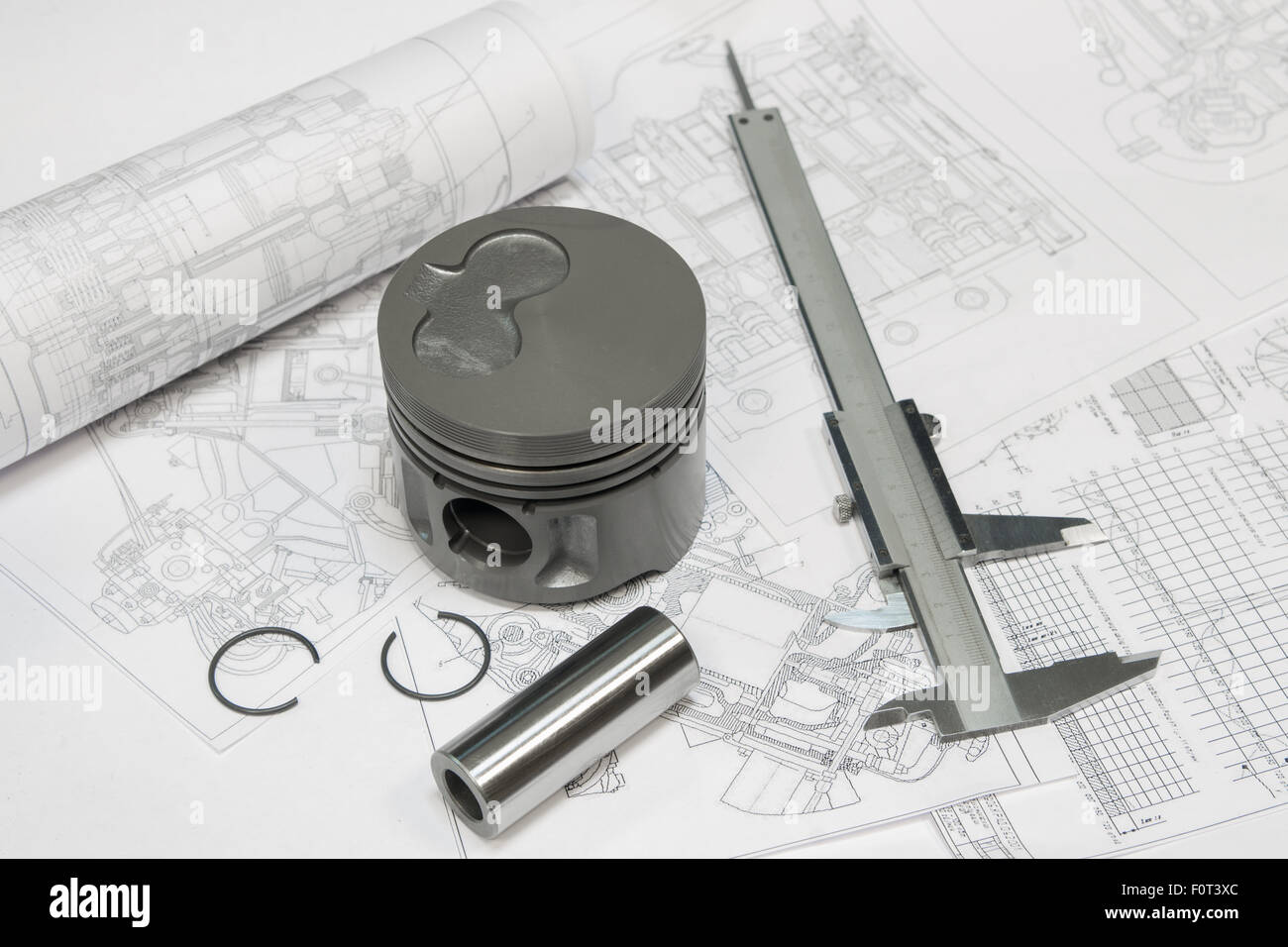 Car engine piston Stock Photo Alamy