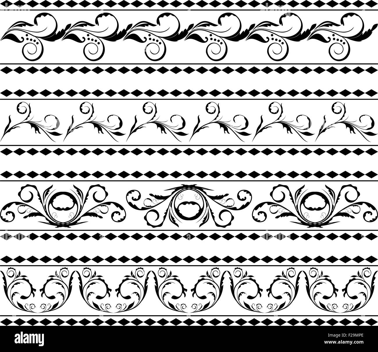 floral design elements Stock Vector Image & Art Alamy
