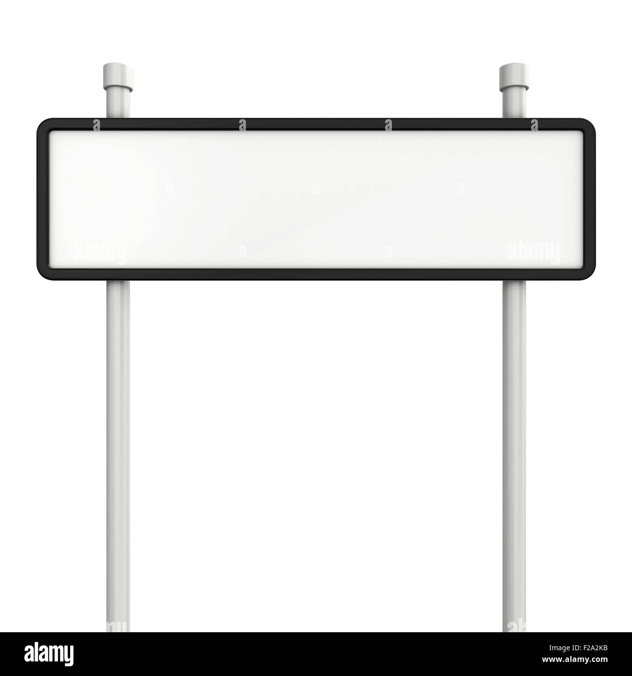 Blank road sign Stock Photo Alamy