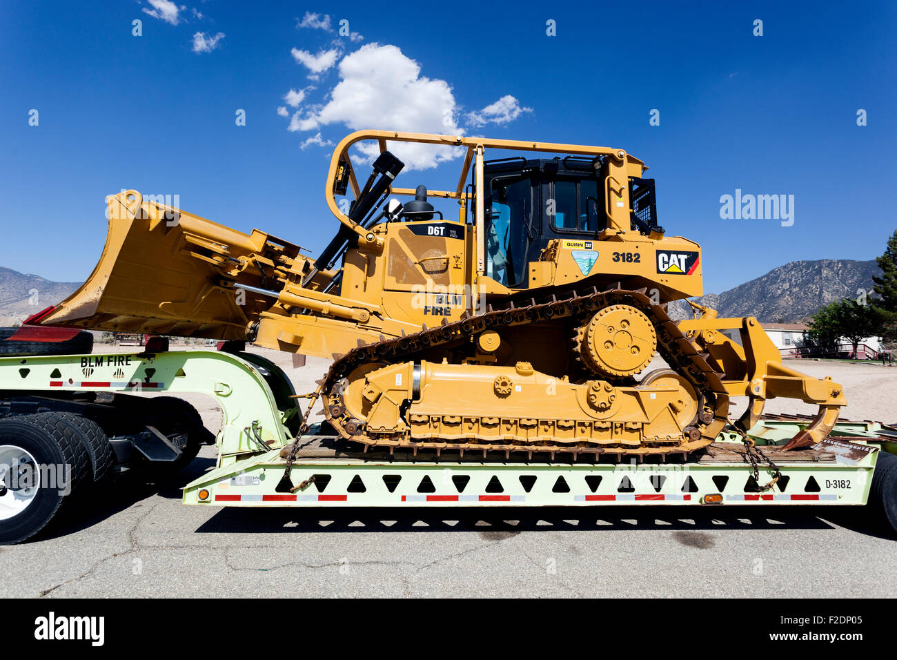 Firefighting Dozer Stock Photo Alamy