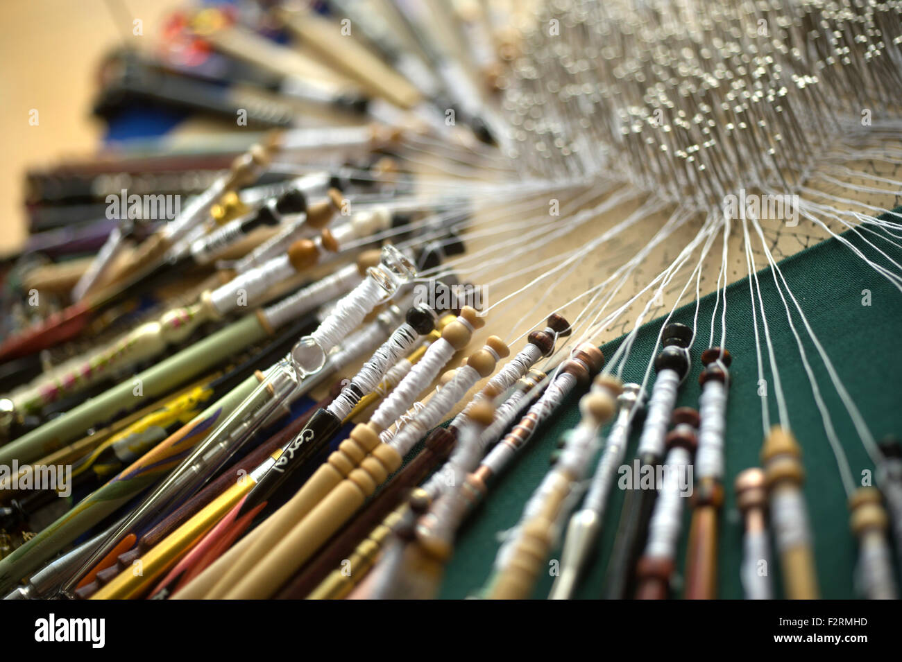 Tools for lacemaking Stock Photo Alamy