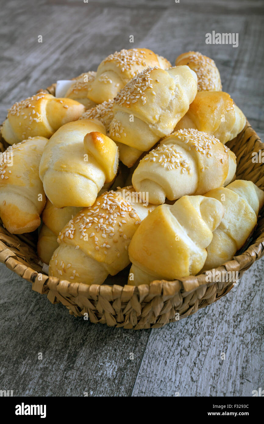 Baked small bread like snacks Stock Photo Alamy