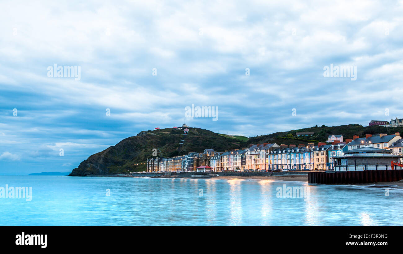 Aberystwyth seafront Stock Photo Alamy