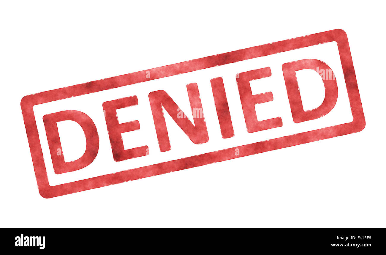 Denied stamp hires stock photography and images Alamy