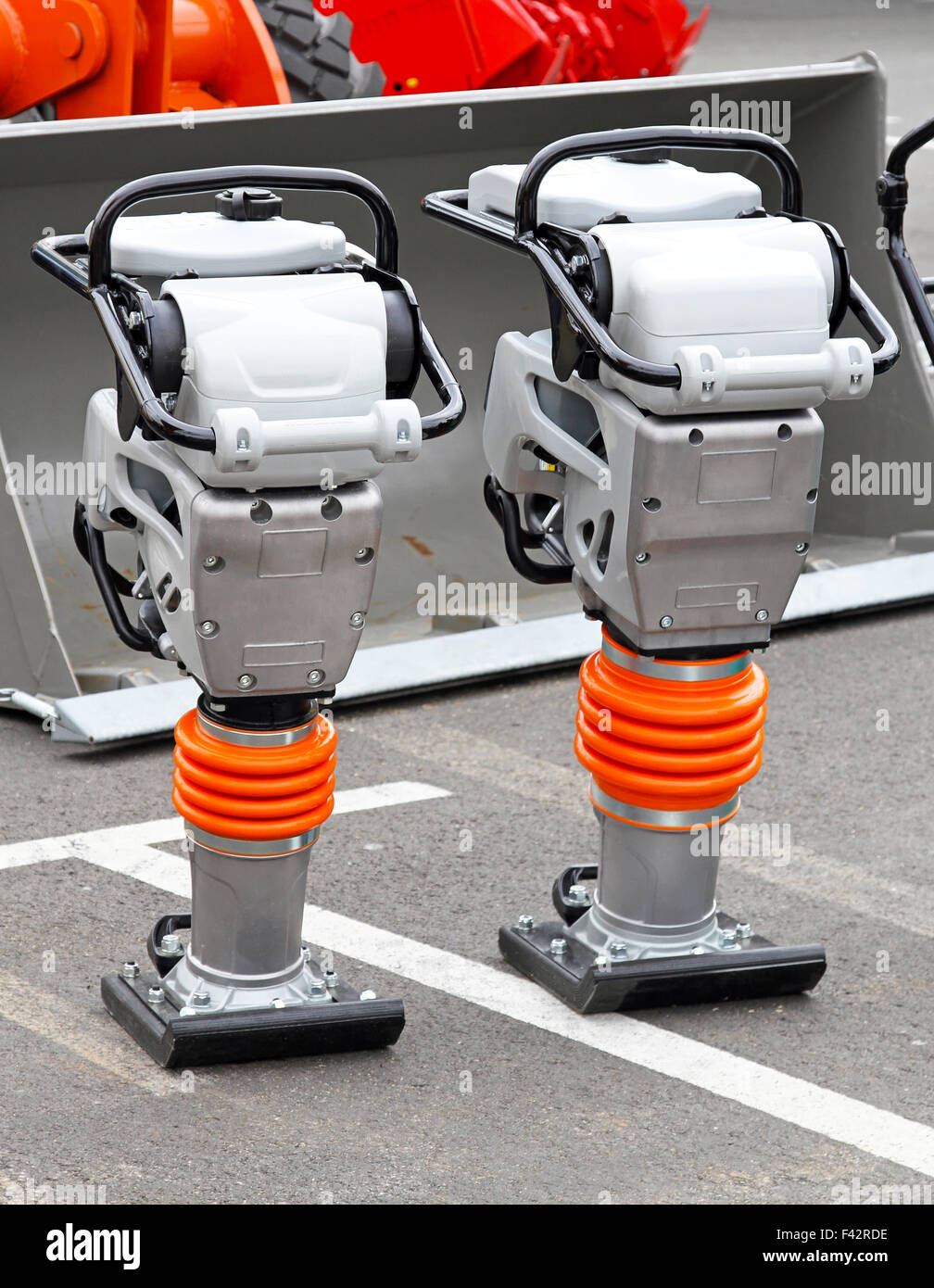 Compactor machine Stock Photo Alamy