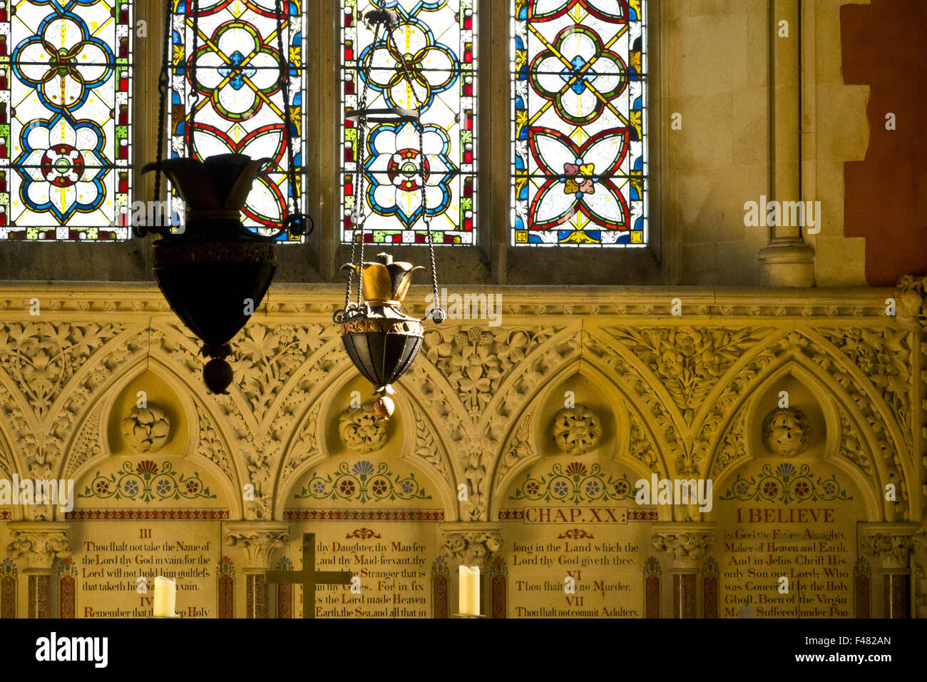 church lanterns lantern Stock Photo Alamy