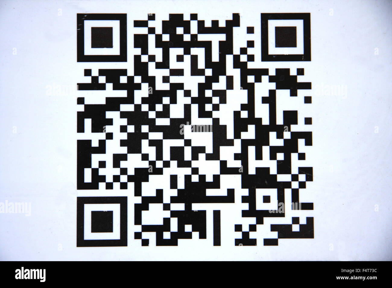 Computer, QR, QRcode, Quick response, machinereadable, coding Stock