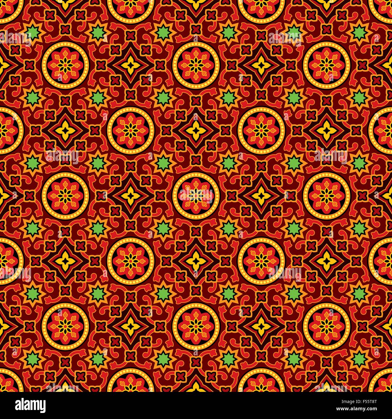 Sindhi ajrak vector pattern background Stock Vector Image & Art Alamy