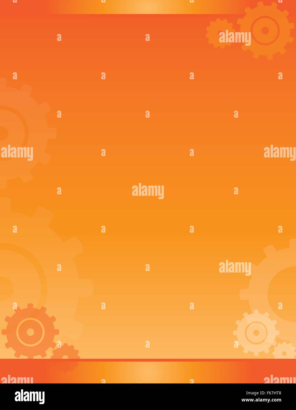 Orange Gear Background Stock Vector Image & Art Alamy
