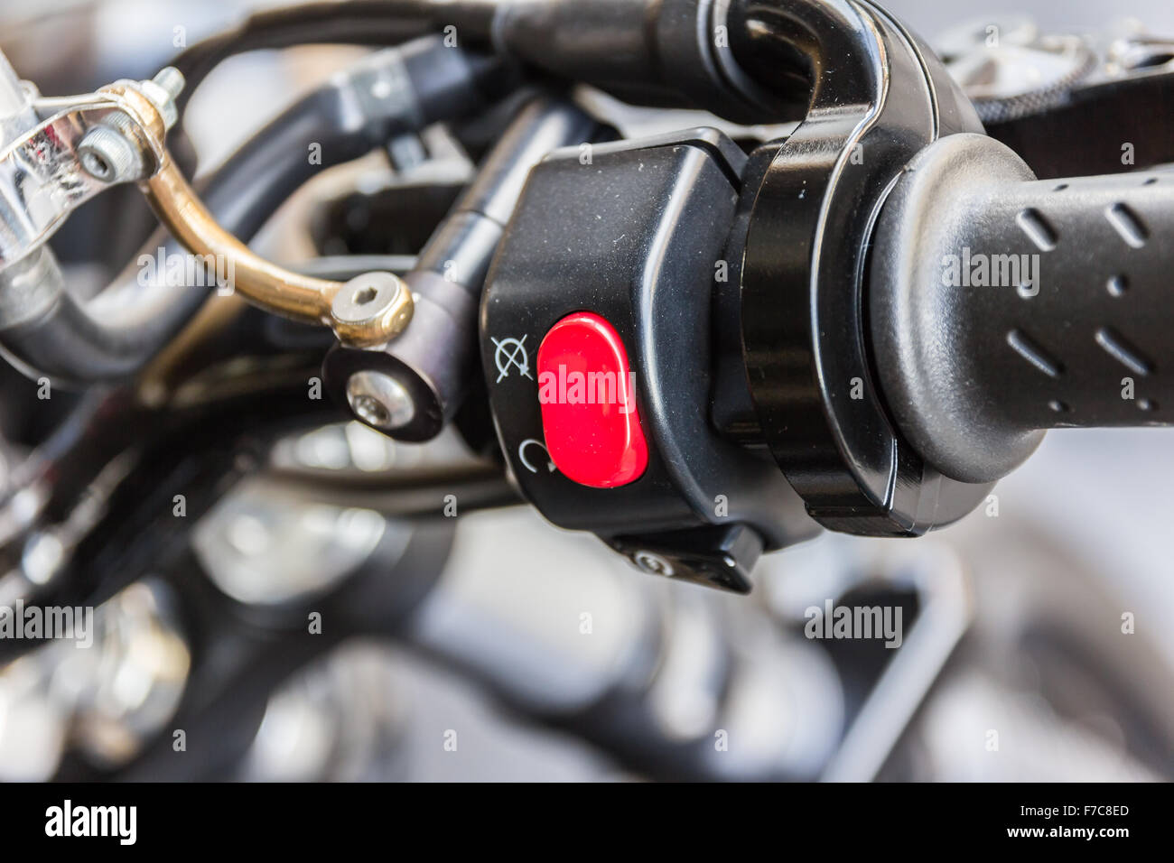 Switch control motorcycle Stock Photo Alamy