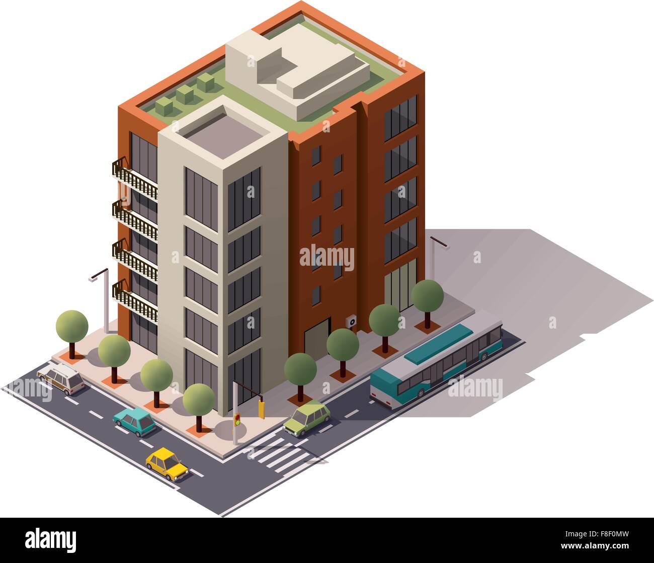 Vector isometric building Stock Vector Image & Art Alamy