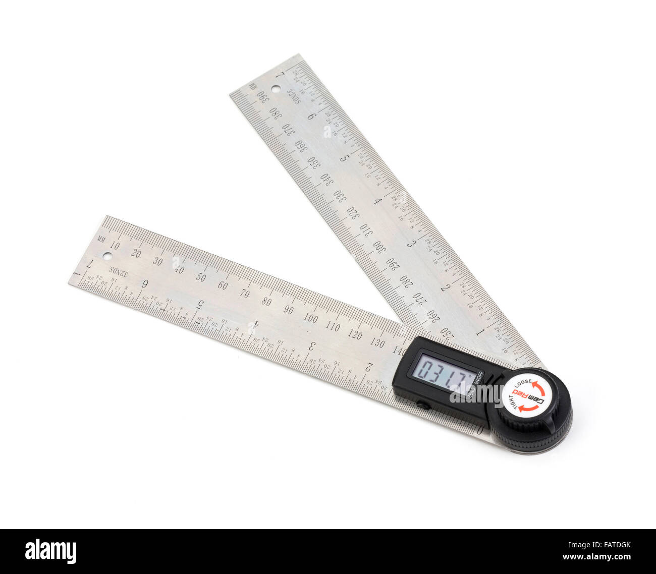 digital protractor angle gauge Stock Photo Alamy