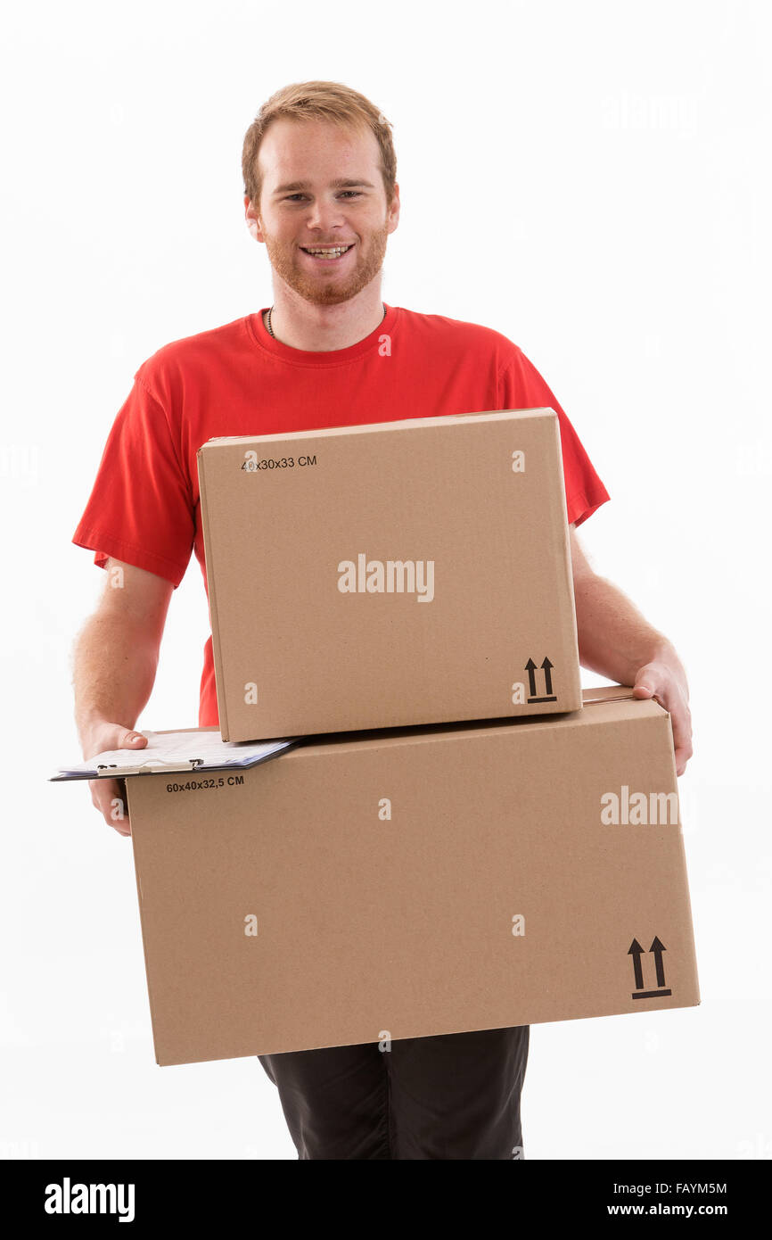 box delivery services Stock Photo Alamy