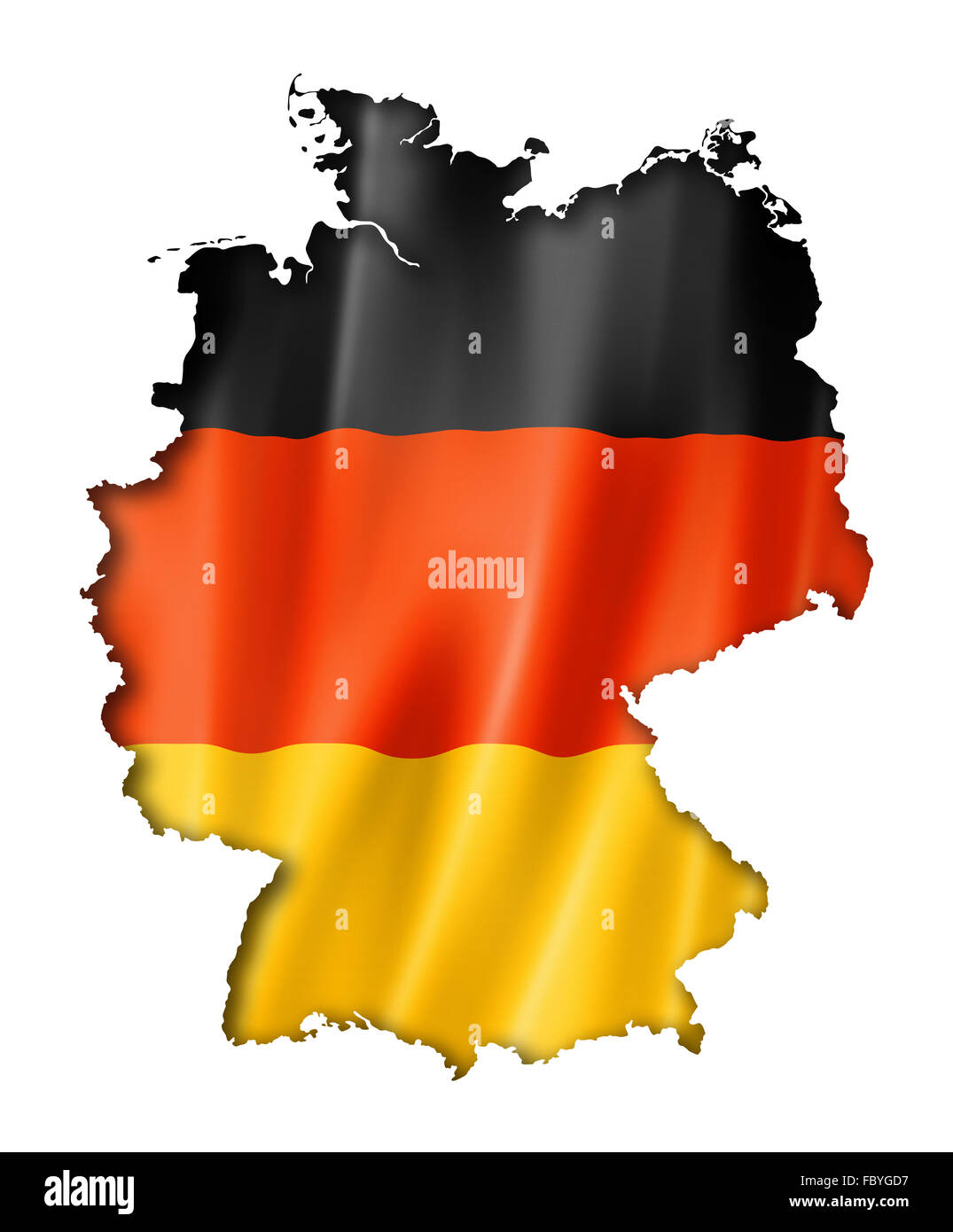 German flag map Stock Photo Alamy