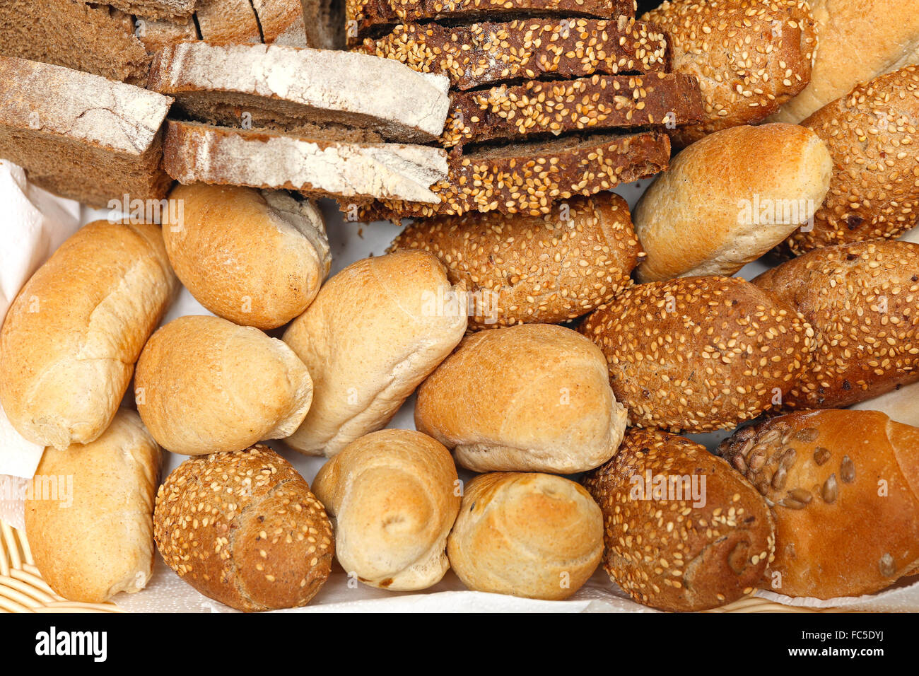 Bread Selection Stock Photo Alamy