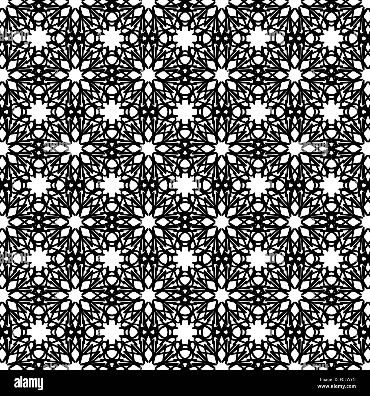 Geometric pattern Black and White Stock Photos & Images Alamy