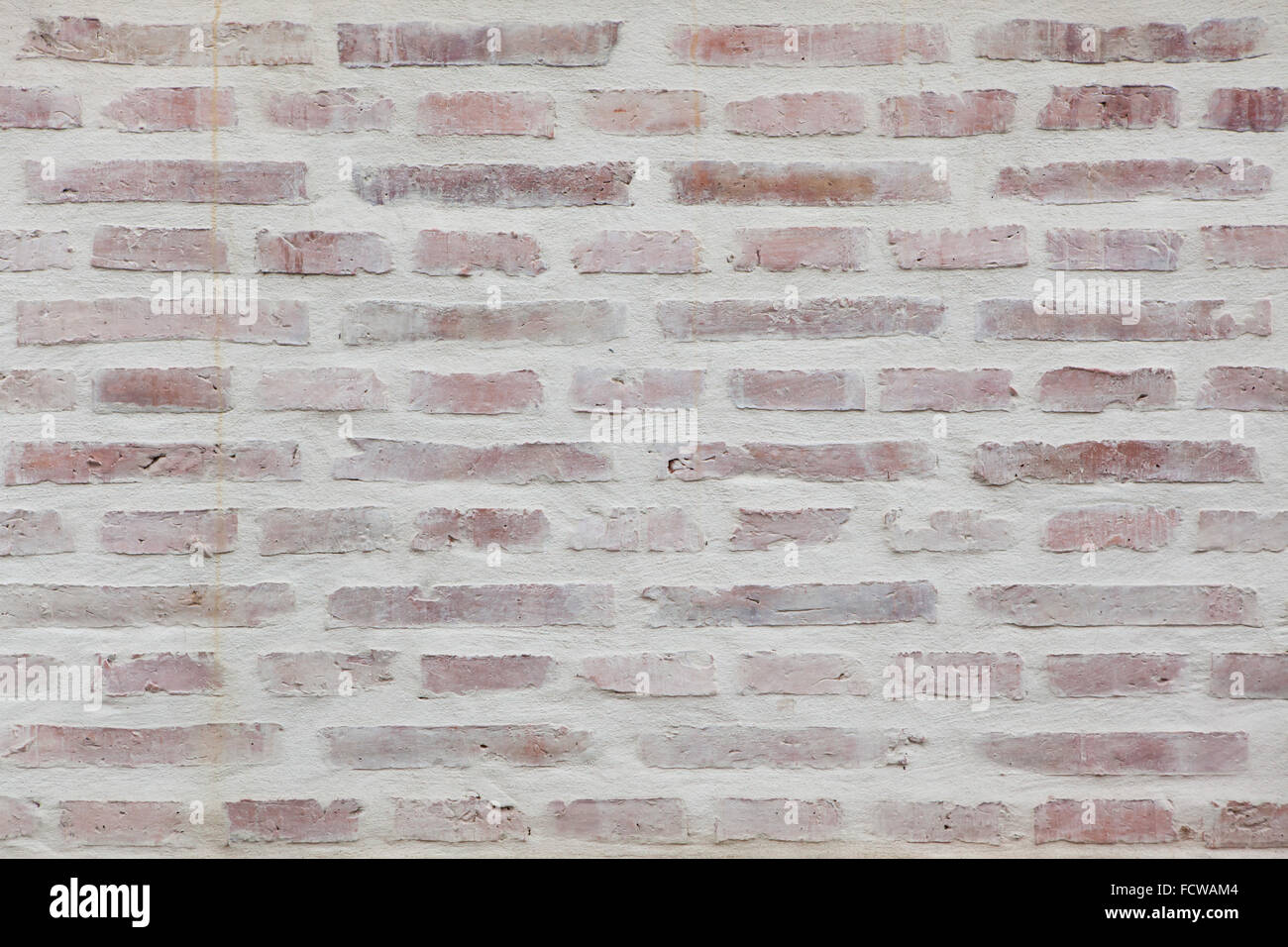 Whitewashed brick wall. Background texture Stock Photo Alamy