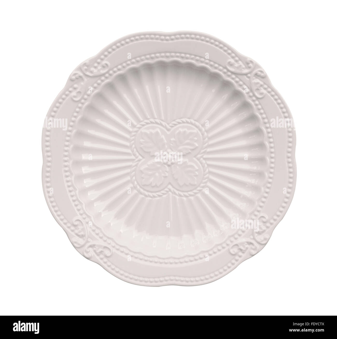 Empty white dinner plate Stock Photo Alamy