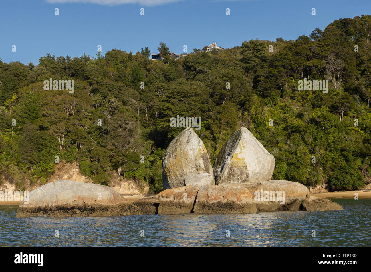 Split Apple Rock Stock Photo Alamy